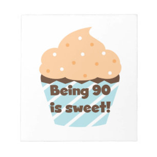 Bloc-note Etre 90 est Sweet Birthday T-shirts et cadeaux