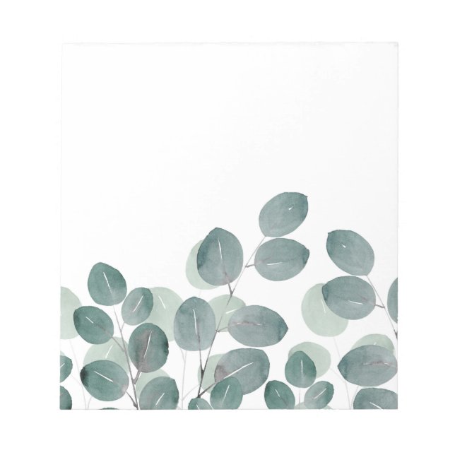 Bloc-note Eucalyptus Moderne (Devant)