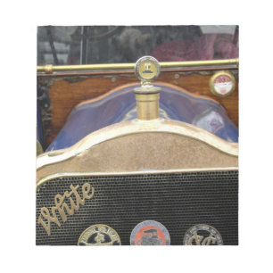 Bloc-note Europe, Irlande, Dublin. Ancienne automobile, Blan