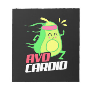 Bloc-note Exercice cardio Avocado
