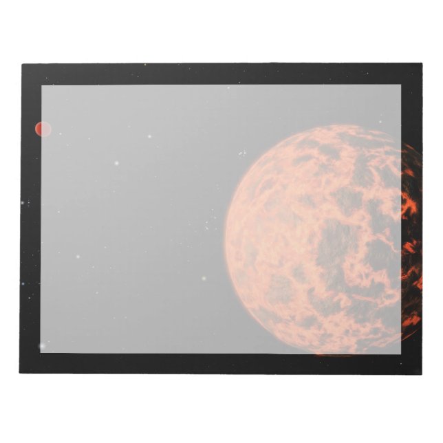 Bloc-note Exoplanet Ucf-1.01 Orbitant Une Étoile Appelée Gj  (Devant)