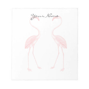 Bloc-note Face aux Flamants roses