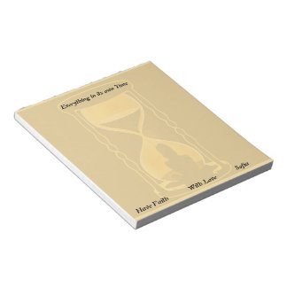 Bloc-note Faith & Timing Wellness Notepad