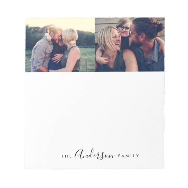 Bloc-note Famille personnalisée (Devant)