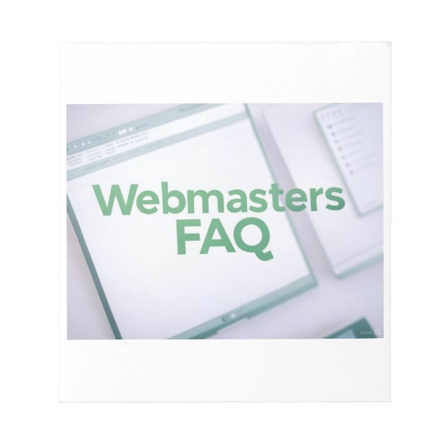 Bloc-note FAQ WebMasters (Devant)