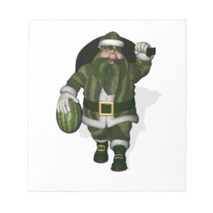 Bloc-note Farmer de pastèque Santa Claus