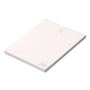 Bloc-note Femmes en or et blush