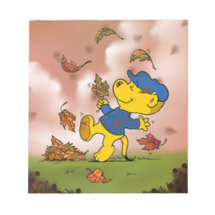 Bloc-note Ferald Parmi Les Feuilles D'Automne