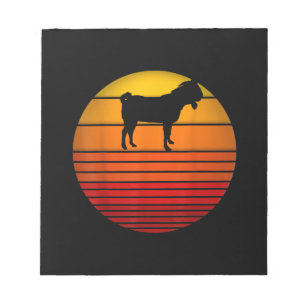 Bloc-note Fermier Vintage Rétro Sunset Funny ferme animal ch
