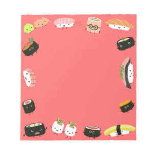 Bloc-note Fête de Sushi