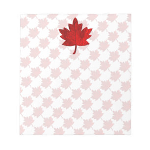 Bloc-note Feuille d'érable du Canada par Shirley Taylor
