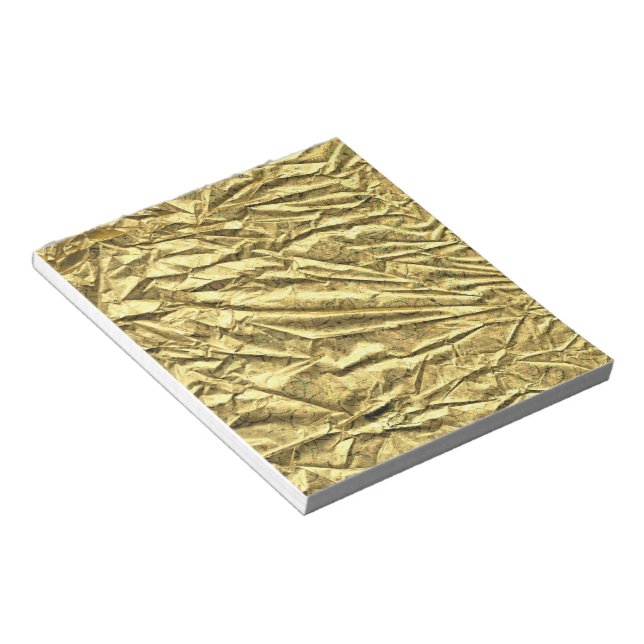 Bloc-note Feuille d'or brillante (Incliné)