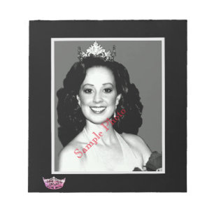 Bloc-note Feuilles d'autographe de style Pageant