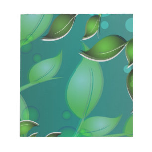 Bloc-note Feuilles de jardin frais