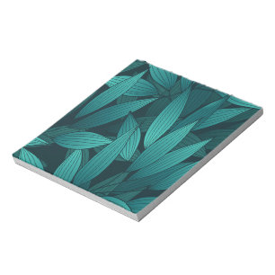 Bloc-note Feuilles tropicales dégradées