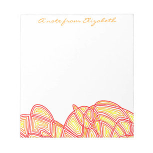 Bloc-note Fiery Waves
