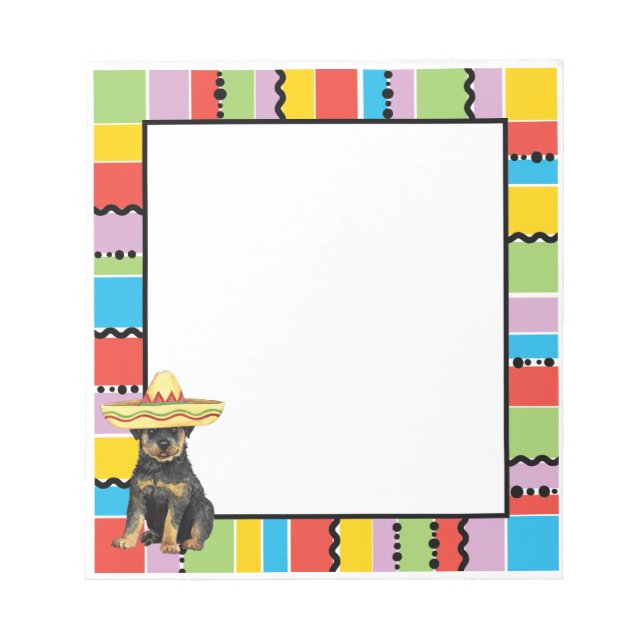 Bloc-note Fiesta Rottweiler (Devant)