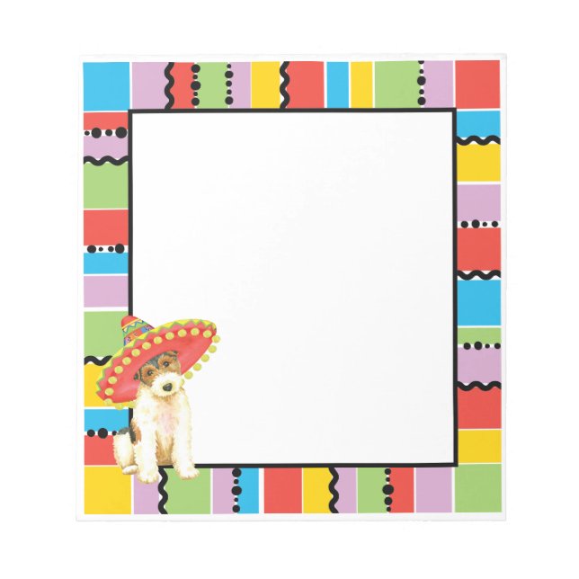 Bloc-note Fiesta Wire Fox Terrier (Devant)