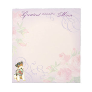 Bloc-note Fil Fox Terrier Coeur maman