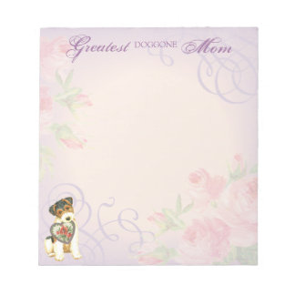 Bloc-note Fil Fox Terrier Coeur maman