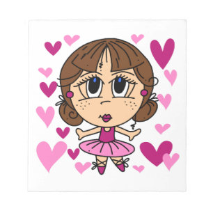 Bloc-note Fille de ballerine