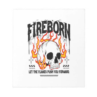 Bloc-note Fireborn Skull Urban Streetwear
