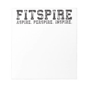 Bloc-note Fitspire - Aspire, Perspire, Inspirer - Entraîneme