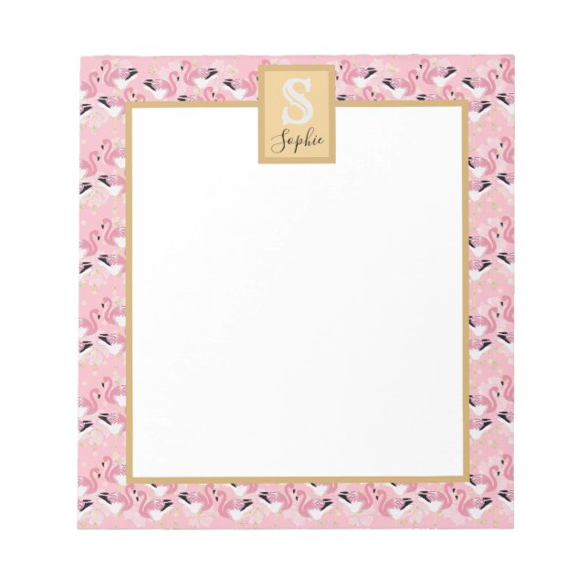 Bloc-note Flamant rose (Devant)