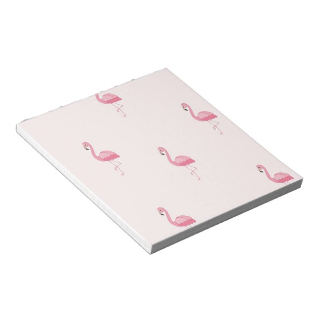 Bloc-note Flamingo à pied rose mou (Incliné)