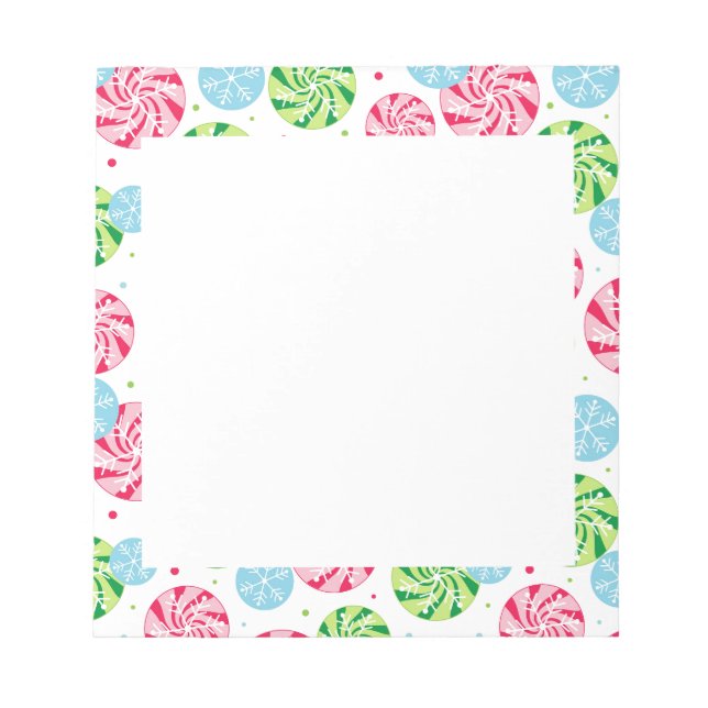 Bloc-note Flèche-neige de vacances (Devant)