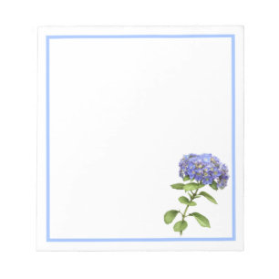 Bloc-note Fleur Blue Hydrangea