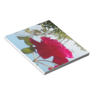 Bloc-note Fleur céleste : Un Rose contre le ciel