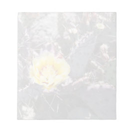 Bloc-note Fleur de cactus jaune