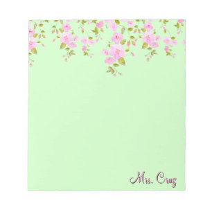 Bloc-note Fleur de cerisier joliment personnalisée