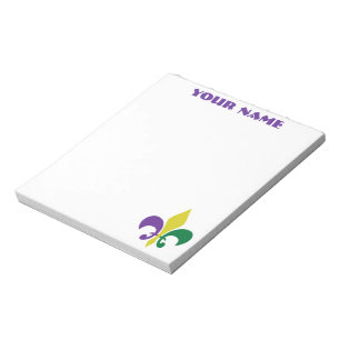 Bloc-note ~ Fleur De Lis de mardi gras