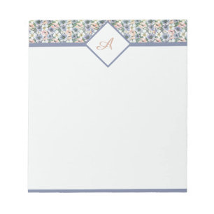 Bloc-note Fleur pastel aquarelle douce