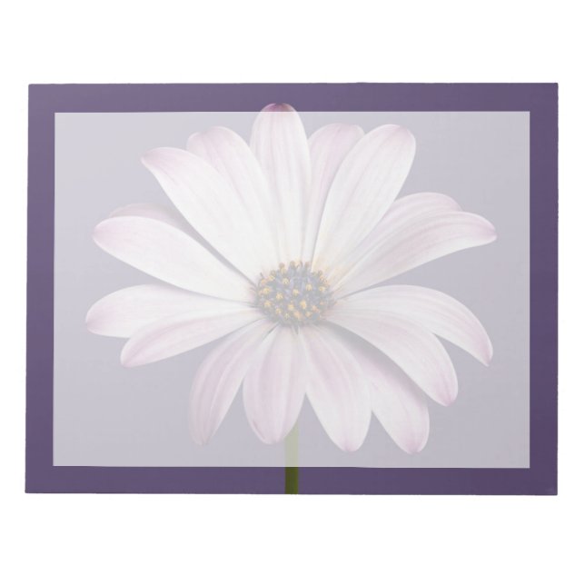 Bloc-note Fleurs | Blancs et marguerites (Devant)