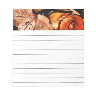 Bloc-note Fleurs d'automne