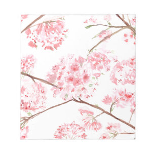 Bloc-note Fleurs de cerisier rose Sakura Japonais