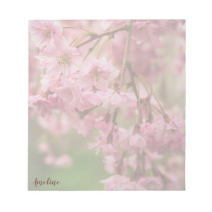 Bloc-note Fleurs de cerisiers en pleurs