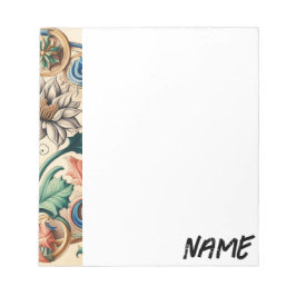 Bloc-note Fleurs éthériques en Harmonie