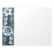 Fleurs Fantastiques (Slate Teal) Beaux-Arts