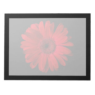 Bloc-note Fleurs Gerbera Daisy rouge