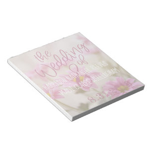 Bloc-note Fleurs romantiques Pink Daisies