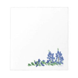 Bloc-note Fleurs sauvages Bluebonnet, Fleurs texanes