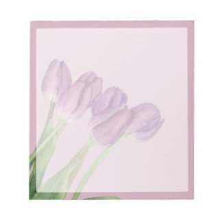 Bloc-note Fleurs violettes