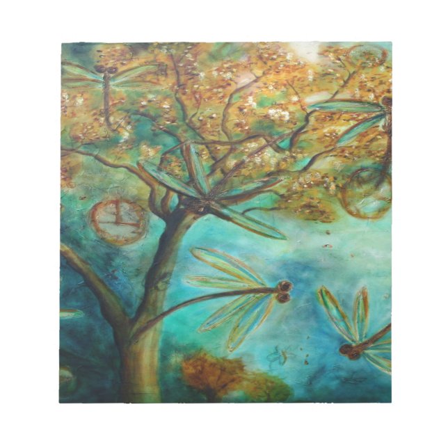 Bloc-note Flirt de libellule (Devant)