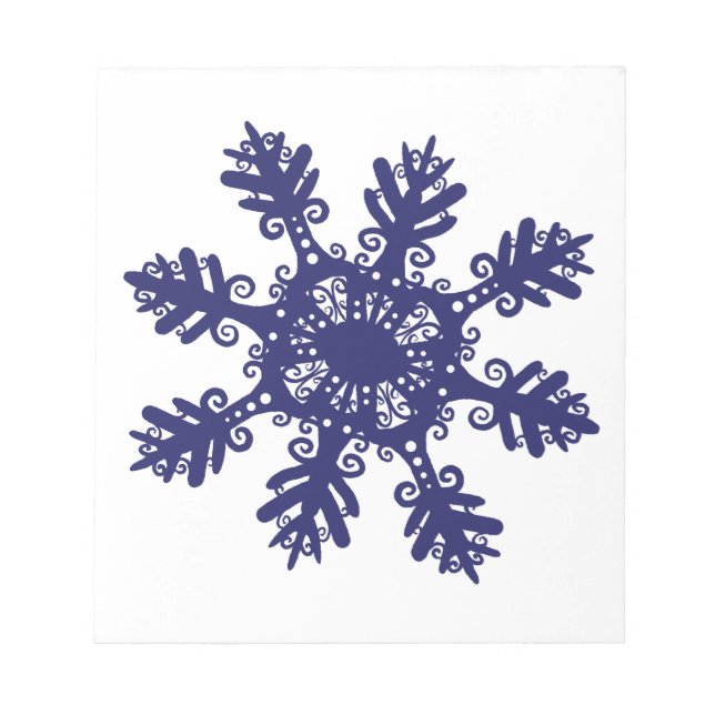 Bloc-note Flocon de neige II (Devant)