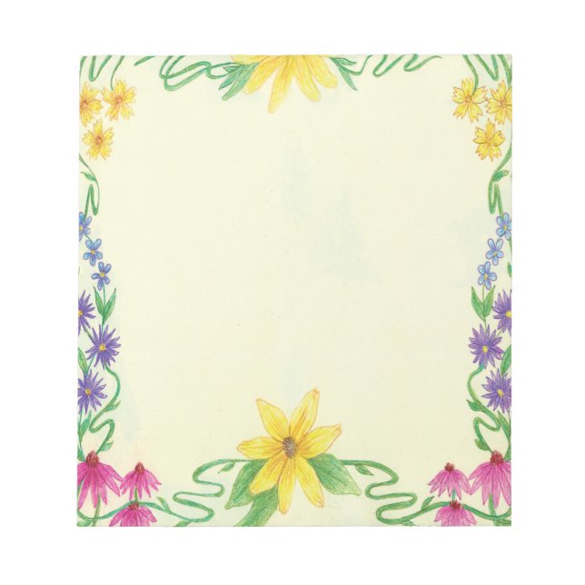 Bloc-note Floral (Devant)