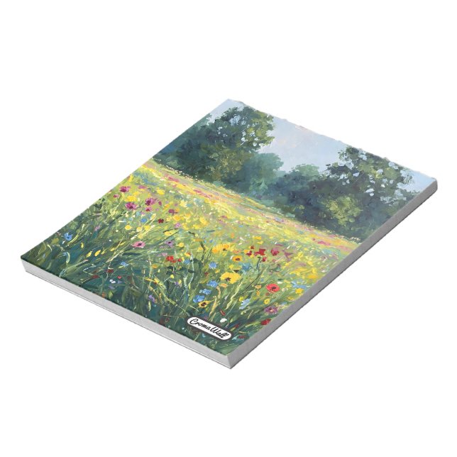 Bloc-note Flowered field (Tourné)